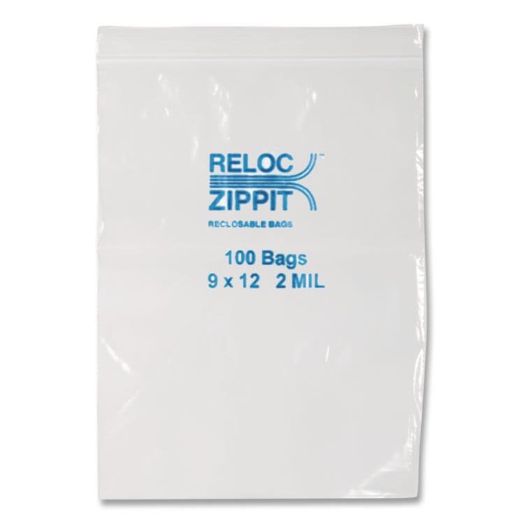 ITW DYMON Zippit Resealable Bags, 2 mil, 9" x 12", Clear, 1,000/Carton (MGPMGZ2P0912) thumbnail 3