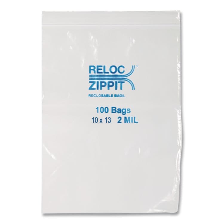 ITW DYMON Zippit Resealable Bags, 2 mil, 10" x 13", Clear, 1,000/Carton (MGPMGZ2P1013) thumbnail 3