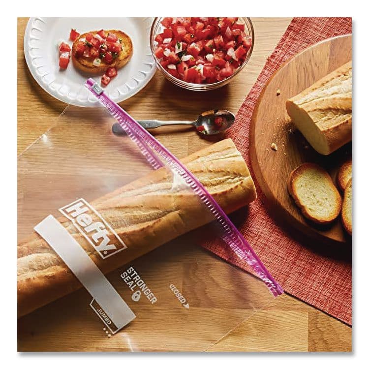 REYNOLDS FOOD PACKAGING Slider Food Storage Bags, Jumbo, 14.38" x 9", Clear, 12 Bags/Box, 9 Boxes/Carton (RFPR83812CT) thumbnail 4