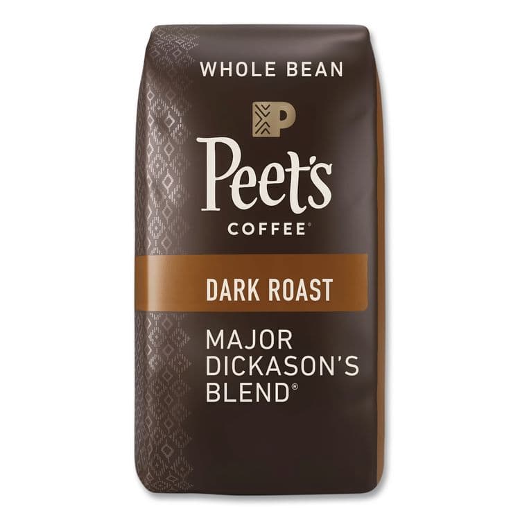 PEETS Bulk Coffee, Major Dickason's Blend, Whole Bean, 1 lb Bag (PEE500705)