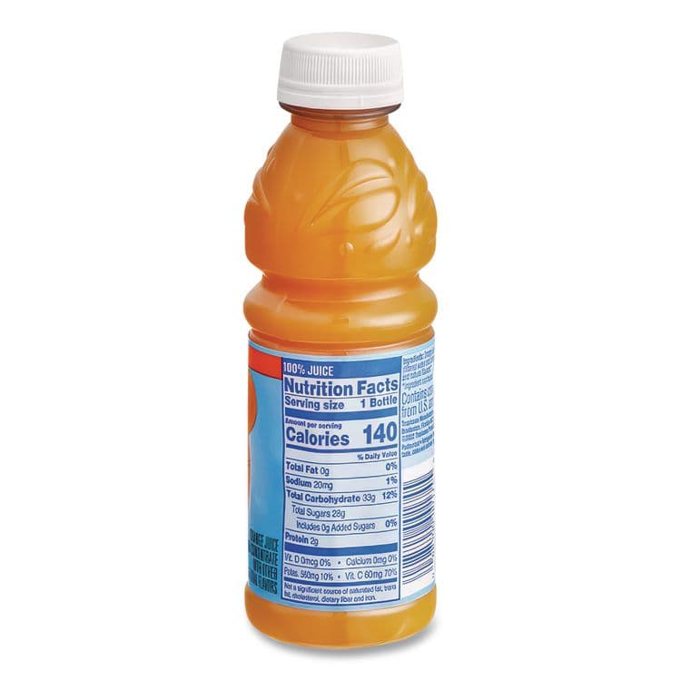 PEPSICO 100% Juice, Orange, 10oz Bottle, 24/Carton (QKR55154) thumbnail 3