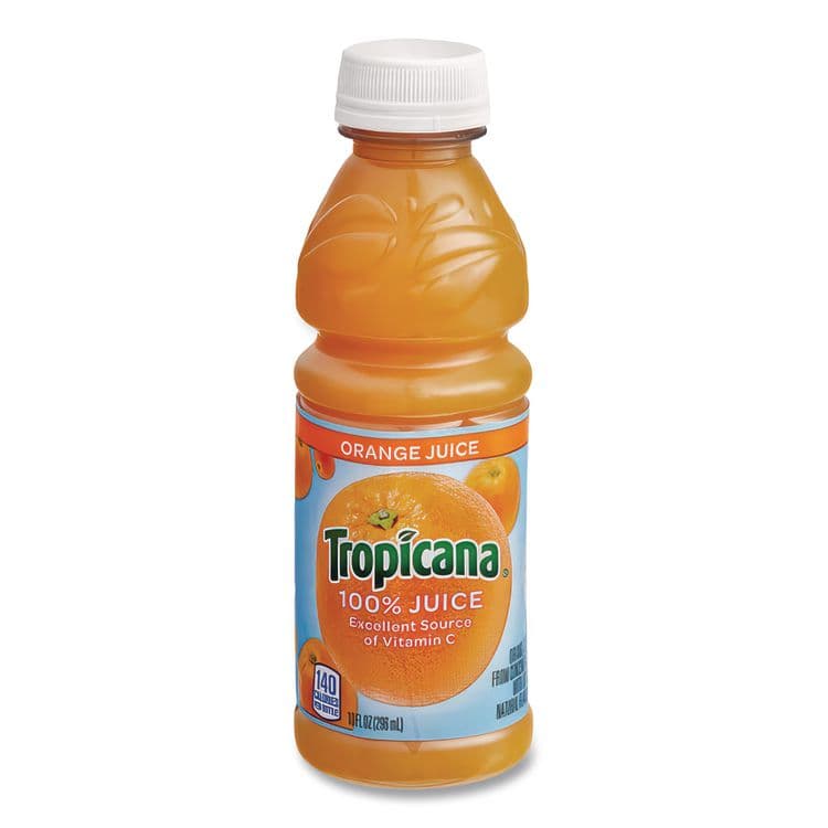 PEPSICO 100% Juice, Orange, 10oz Bottle, 24/Carton (QKR55154)