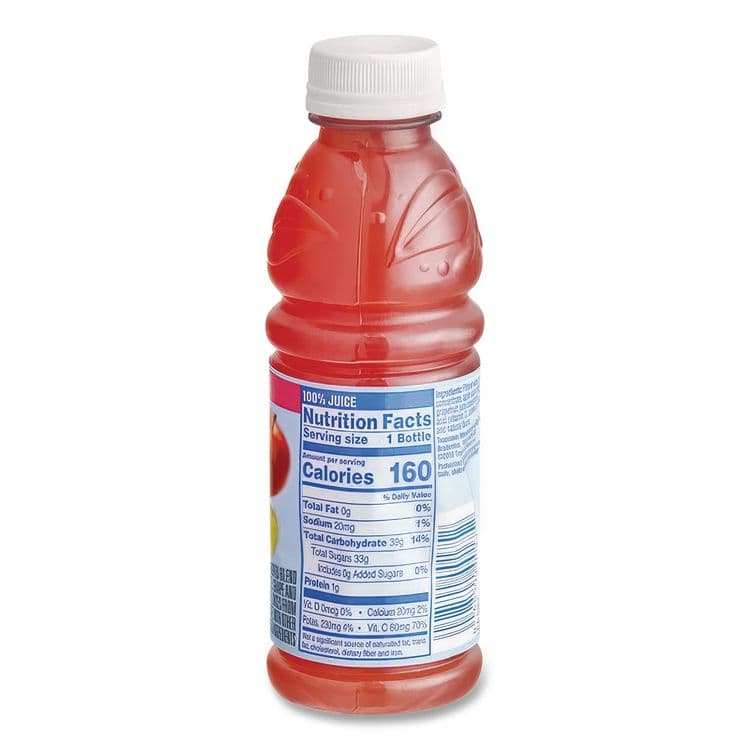 PEPSICO 100% Juice, Ruby Red Grapefruit, 10oz Bottle, 24/Carton (QKR57161) thumbnail 3