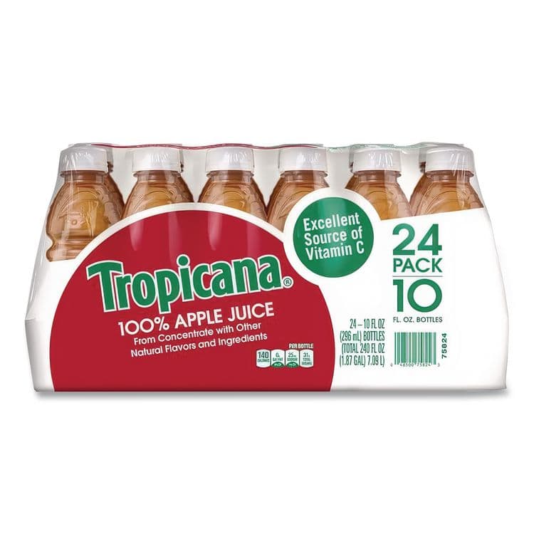 PEPSICO 100% Juice, Apple, 10oz Bottle, 24/Carton (QKR57178) thumbnail 3