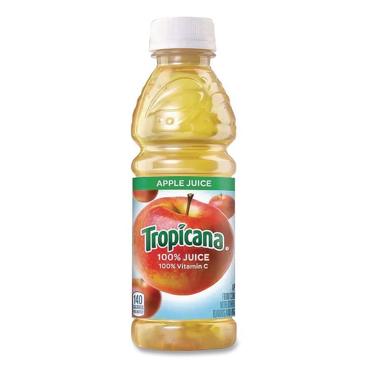 PEPSICO 100% Juice, Apple, 10oz Bottle, 24/Carton (QKR57178)