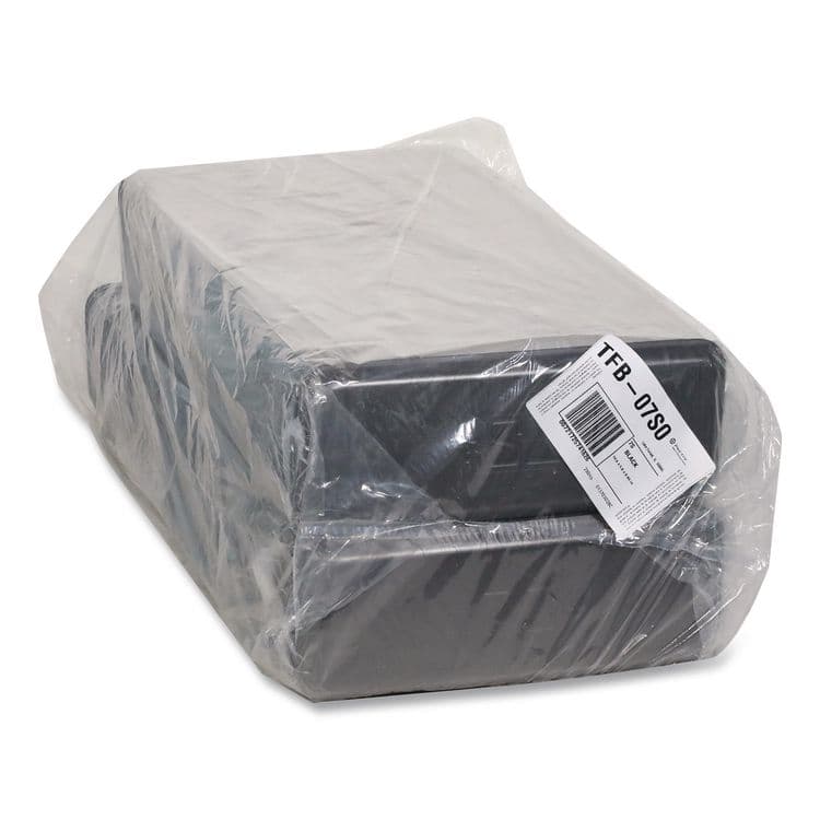 PACTIV EVERGREEN CORPORATION Supermarket Tray, #7S, 14.62 x 5.62 x 0.67, Black, Foam, 250/Carton (PCT0TFB07S00000) thumbnail 2