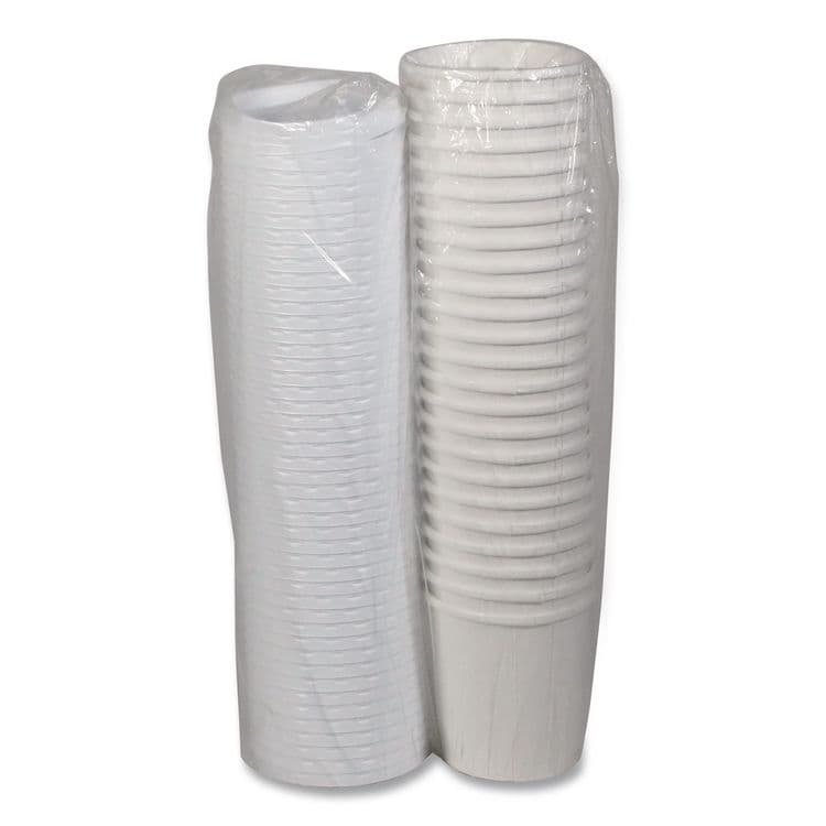 PACTIV EVERGREEN CORPORATION Paper Round Food Container and Lid Combo, 16 oz, 38" Diameter x 3.9" h, White, 250/Carton (PCTD16RBLD) thumbnail 3