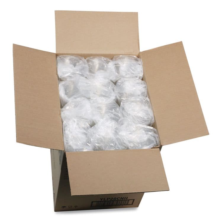 PACTIV EVERGREEN CORPORATION EarthChoice Strawless RPET Lid, Flat Lid, Fits 9 oz to 20 oz "A" Cups, Plastic, Clear, 1,020/Carton (PCTYLP20CNH) thumbnail 4