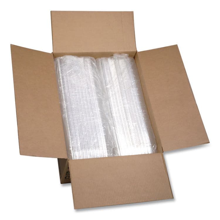 PACTIV EVERGREEN CORPORATION OPS Dome-Style Lid, 17S Deep Dome, 8.3 x 4.8 x 2.1, Clear, Plastic, 250/Carton (PCT0CI8D17S0000) thumbnail 4