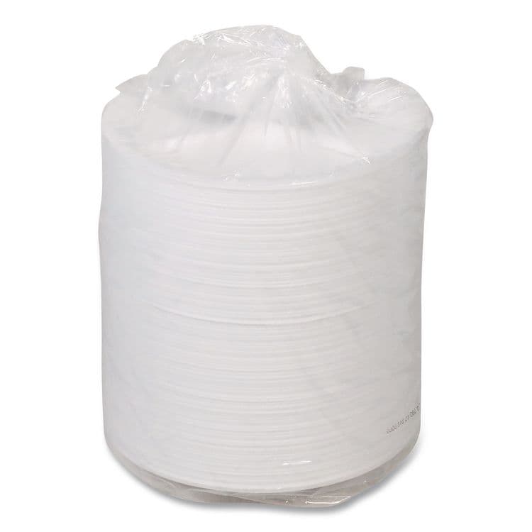 PACTIV EVERGREEN CORPORATION Placesetter Satin Non-Laminated Foam Dinnerware, 3-Compartment Plate, 9" dia, White, 500/Carton (PCT0TH10011) thumbnail 3