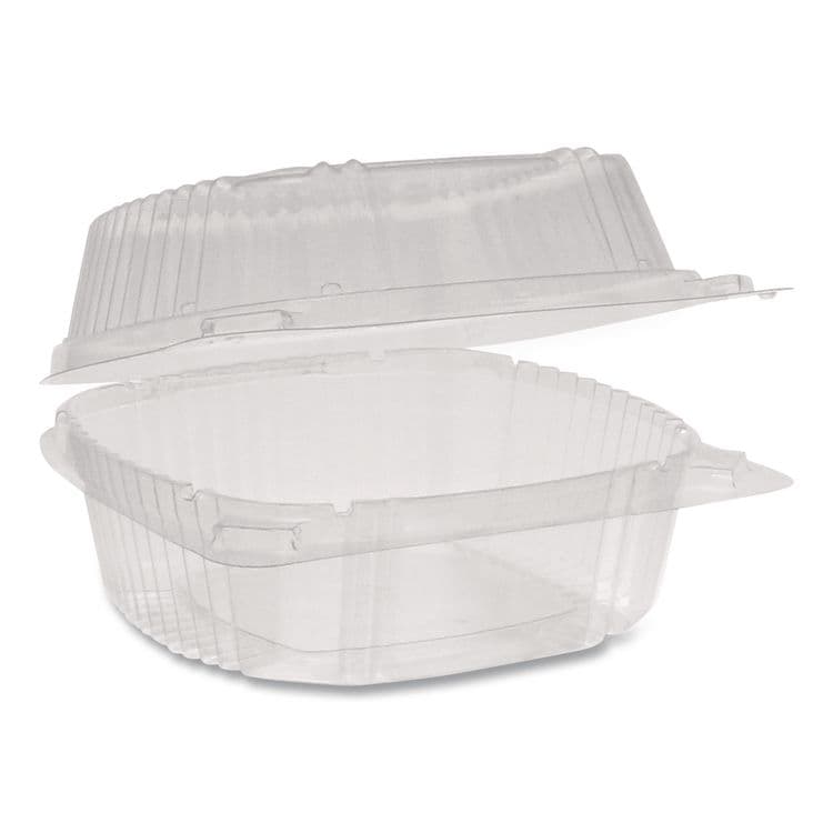PACTIV EVERGREEN CORPORATION ClearView SmartLock Hinged Lid Container, 20 oz, 5.8 x 6 x 3, Clear, Plastic, 500/Carton (PCTYCI81160)