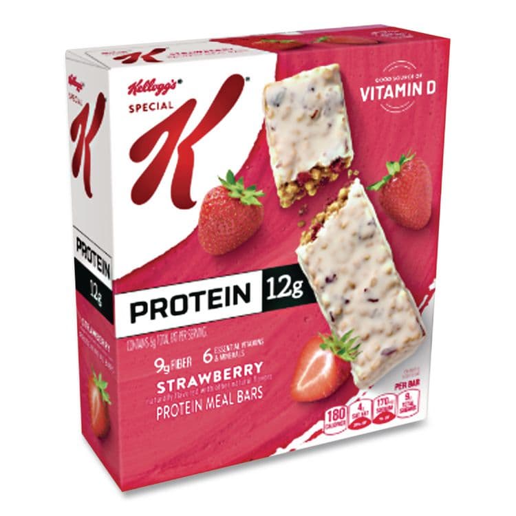 KELLOGG'S Special K Protein Meal Bar, Strawberry, 1.59 oz, 8/Box (KEB29186)