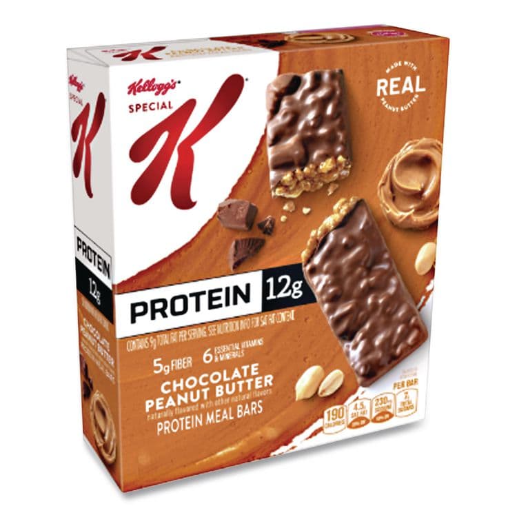 KELLOGG'S Special K Protein Meal Bar, Chocolate/Peanut Butter, 1.59 oz, 8/Box (KEB29190)