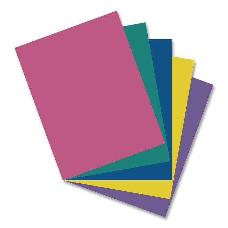 PACON CORPORATION Array Card Stock, 65 lb. Cover Weight, 8.5 x 11, Assorted, 250/Pack (PAC101195) thumbnail 3