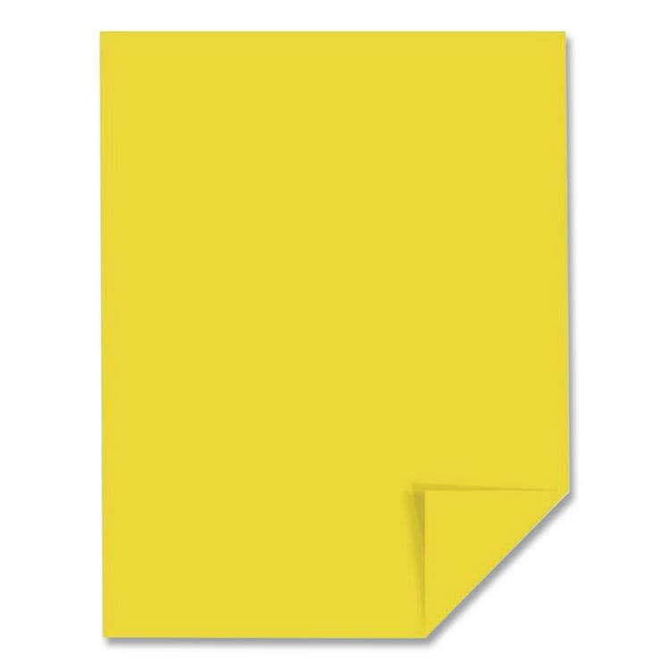 NEENAH PAPER Exact Brights Paper, 20 lb Bond Weight, 8.5 x 11, Bright Yellow, 500/Ream (WAU26701) thumbnail 3