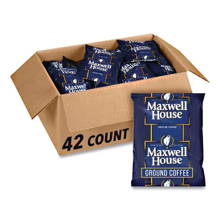 KRAFT FOODS, Coffee, Regular Ground, 1.1 oz Pack, 42/Carton (MWH866350)