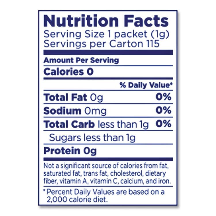 MERISANT COMPANY Zero Calorie Sweetener, 0.04 oz Packet, 500/Box (EQL20008699) thumbnail 3