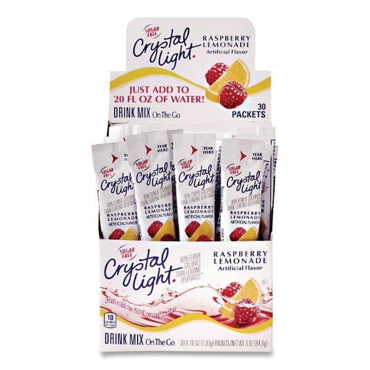 KRAFT FOODS, On the Go, Raspberry Lemonade, 0.16 oz Packets, 30/Box (CRY00015)