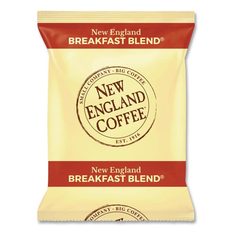 NEW ENGLAND COFFEE COMPANY Coffee Portion Packs, Breakfast Blend, 2.5 oz Pack, 24/Box (NCF026260)