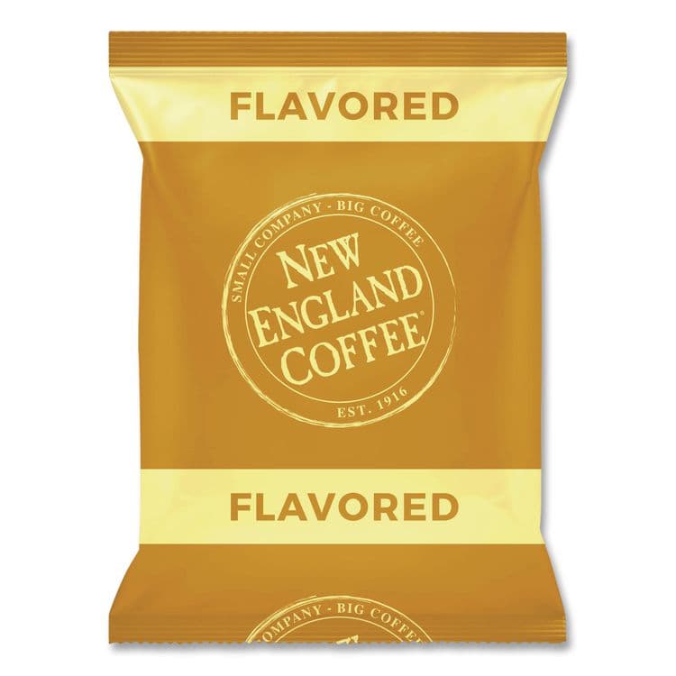 NEW ENGLAND COFFEE COMPANY Coffee Portion Packs, Hazelnut Creme, 2.5 oz Pack, 24/Box (NCF026530)