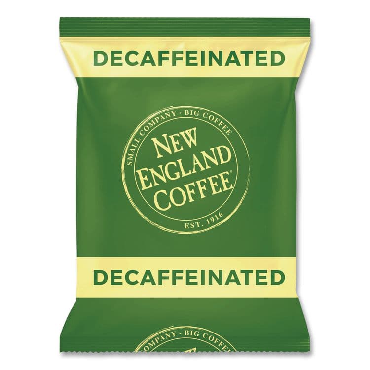 NEW ENGLAND COFFEE COMPANY Coffee Portion Packs, Breakfast Blend Decaf, 2.5 oz Pack, 24/Box (NCF026160)