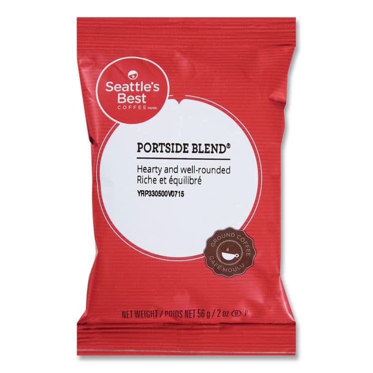SEATTLE'S BEST COFFEE, LLC Premeasured Coffee Packs, Portside Blend, 2.1 oz Packet, 72/Carton (SEA11008558CT) thumbnail 3