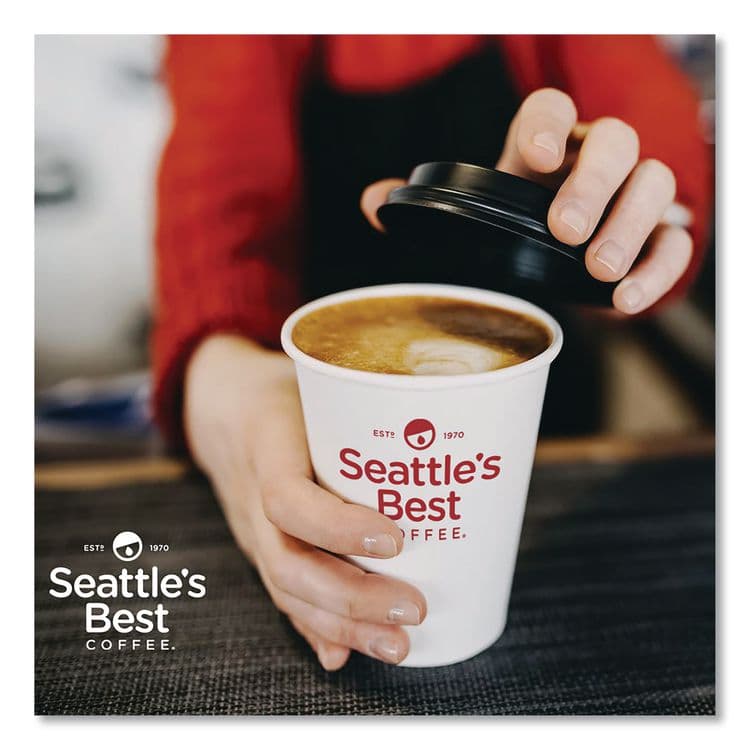 SEATTLE'S BEST COFFEE, LLC Premeasured Coffee Packs, Pier 70 Blend, 2.1 oz Packet, 72/Box (SEA11008556CT) thumbnail 2