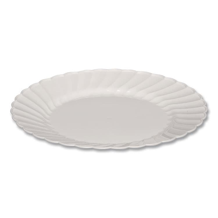 WNA, . Classicware Plastic Dinnerware Plates, 9" dia, White, 12/Pack (WNARSCW91512WPK) thumbnail 2