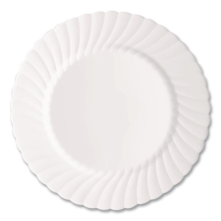 WNA, . Classicware Plastic Dinnerware Plates, 9" dia, White, 12/Pack (WNARSCW91512WPK) thumbnail 3