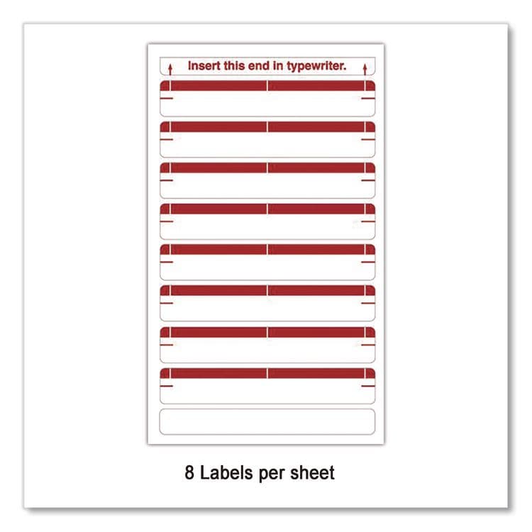 WESTERN STATES ENVELOPE CO Type-On Write-On Sheet Style Labels, 8 Labels/Sheet, 31 Sheets/Pack (MAQ32700MAP) thumbnail 4