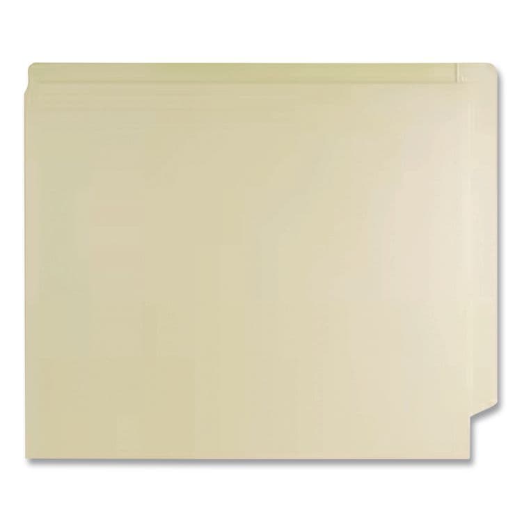 WESTERN STATES ENVELOPE CO Heavy-Duty Slash Pocket End Tab Fastener Folders, Straight Tab, 1 Fastener, Letter Size, Manila, 50/Box (MAQ50651) thumbnail 3