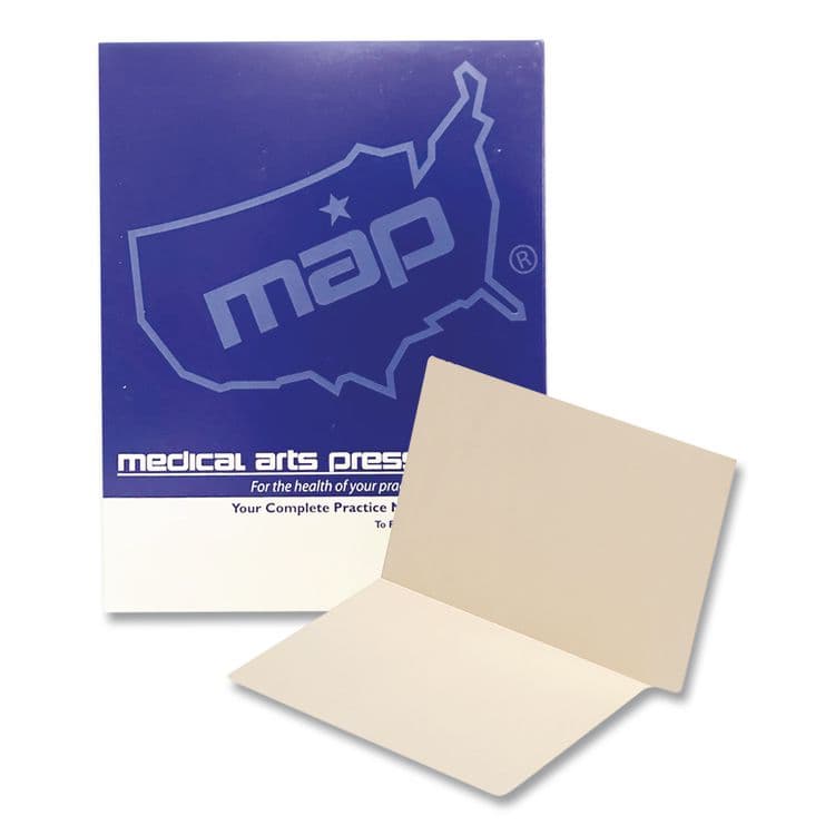 WESTERN STATES ENVELOPE CO Compact End Tab File Folder, Straight Tabs, 0.75" Expansion, Manila, 100/Box (MAQ51454)