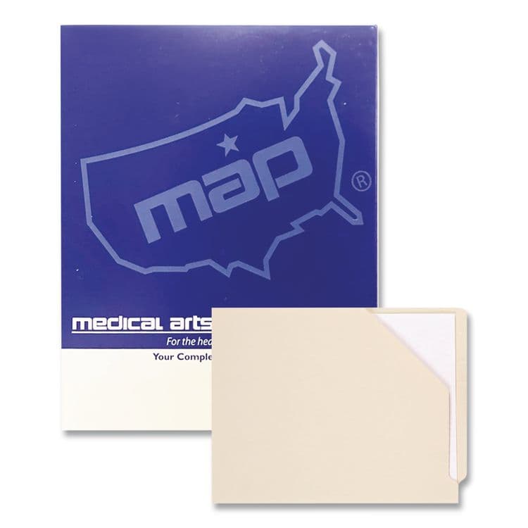 WESTERN STATES ENVELOPE CO File Pocket, End Tab, Letter Size, Manila, 100/Box (MAQ31514MAP)