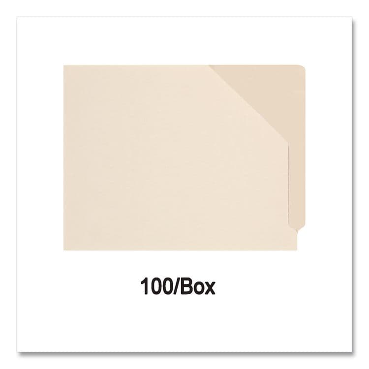 WESTERN STATES ENVELOPE CO File Pocket, End Tab, Letter Size, Manila, 100/Box (MAQ31514MAP) thumbnail 4