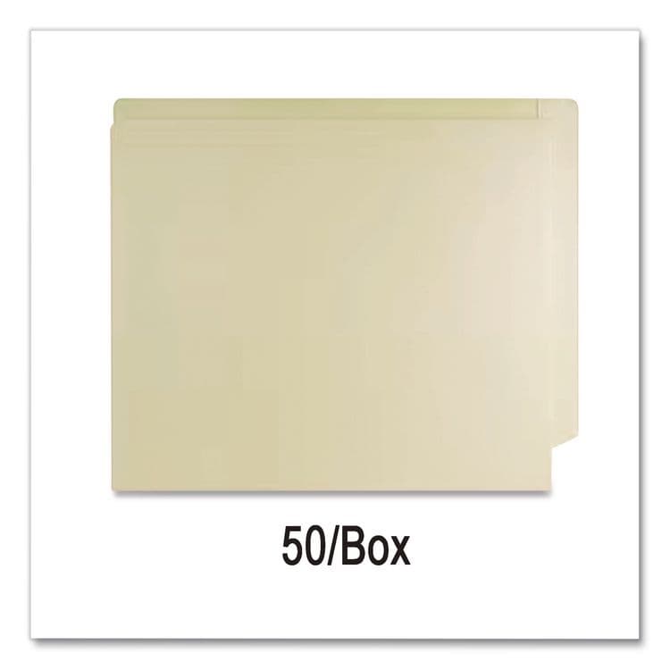 WESTERN STATES ENVELOPE CO End Tab Fastener Folders, Straight Tab, Expands 0.75", 2 Fasteners, Letter Size, Manila, 50/Box (MAQ31535) thumbnail 4