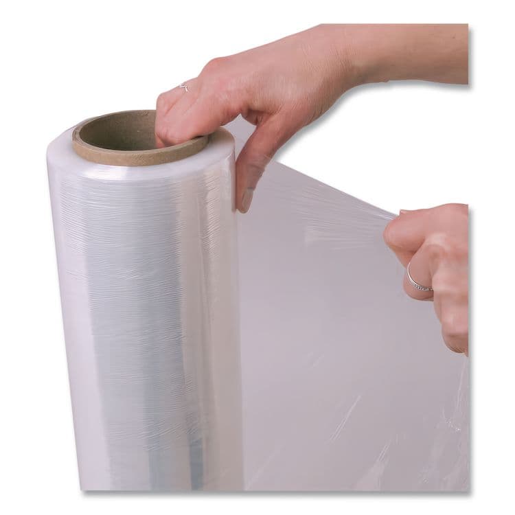 WESTERN PLASTICS Heavy Pallet Film Wrap, 55-Gauge, 18" x 1,500 ft, 4 Rolls/Carton (WPLMAX01) thumbnail 3