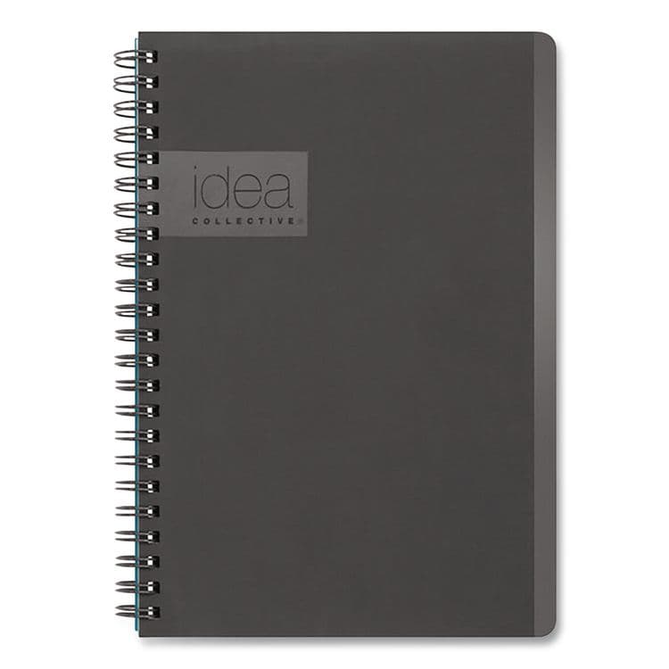 ESSELTE PENDAFLEX CORP. Idea Collective Professional Notebook, 1-Subject, Medium/College Rule, Gray Cover, (80) 8 x 4.87 Sheets (OXF57010IC)