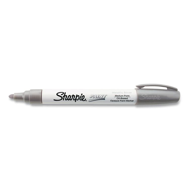SANFORD Permanent Paint Marker, Fine Bullet Tip, Silver (SAN35545)