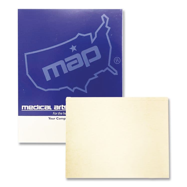 WESTERN STATES ENVELOPE CO End-Tab File Folder with Mylar Spine, Straight Tabs, Letter Size, 0.75" Expansion, Manila, 50/Box (MAQ52414)