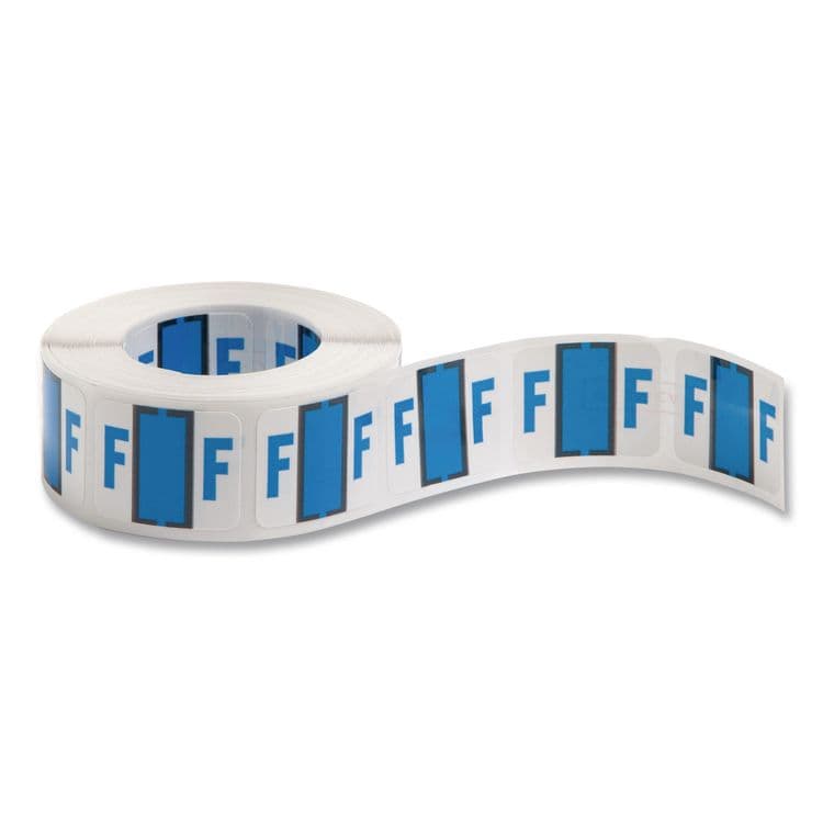 SMEAD MANUFACTURING CO. A-Z Color-Coded End Tab Filing Labels, F, 1 x 1.25, White, 500/Roll (SMD67076)
