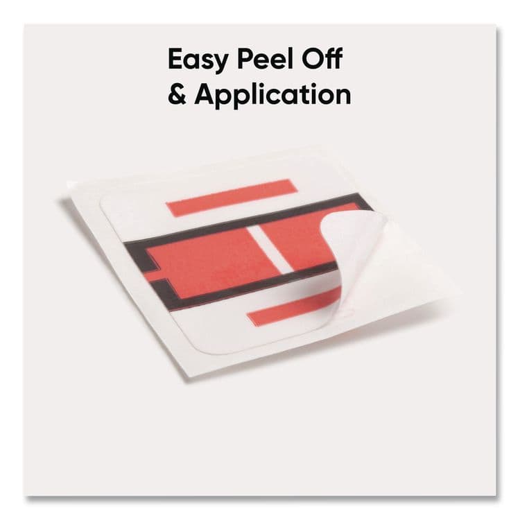 SMEAD MANUFACTURING CO. A-Z Color-Coded End Tab Filing Labels, I, 1 x 1.25, White, 500/Roll (SMD67079) thumbnail 4