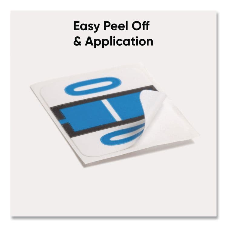 SMEAD MANUFACTURING CO. A-Z Color-Coded End Tab Filing Labels, O, 1 x 1.25, White, 500/Roll (SMD67085) thumbnail 4