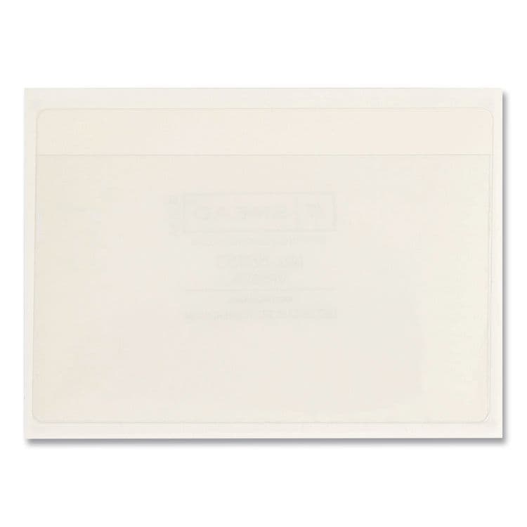 SMEAD MANUFACTURING CO. Self-Adhesive Poly Pockets, Top Load, 5.31 x 33.63, Clear, 100/Box (SMD68153)