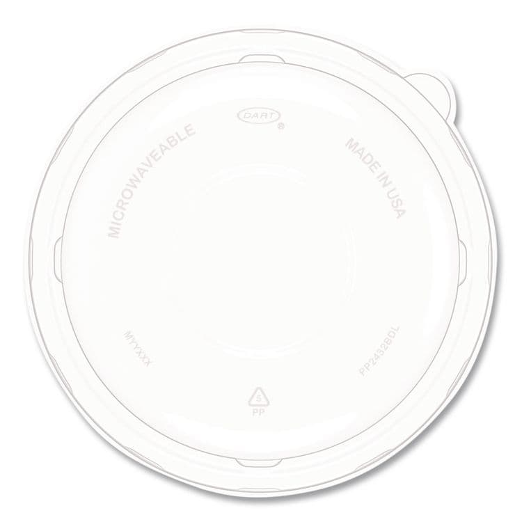 DART Dome Covers and Lids, For 24 oz to 32 oz Containers, 8.28" Diameter x 1.16"h, Clear, 300/Carton (DCCPP2432BDL) thumbnail 3