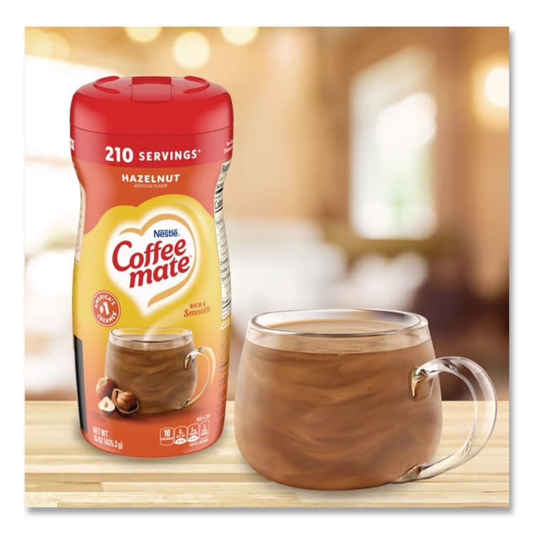 NESTLE Hazelnut Creamer Powder, 15 oz Canister (NES12345) thumbnail 2