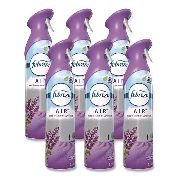 PROCTER & GAMBLE AIR, Mediterranean Lavender, 8.8 oz Aerosol Spray, 6/Carton (PGC96264)