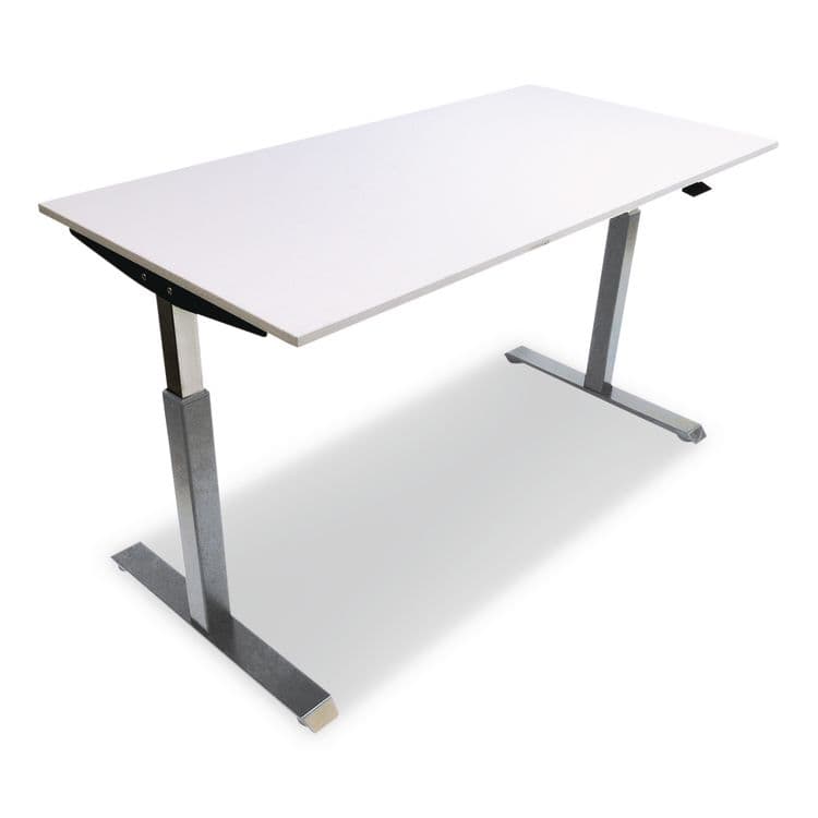 ALERA Alera AdaptivErgo Sit-Stand Pneumatic Height-Adjustable Table Base, 59.06" x 28.35" x 26.18" to 39.57", Gray (ALEHTPN1G) thumbnail 3