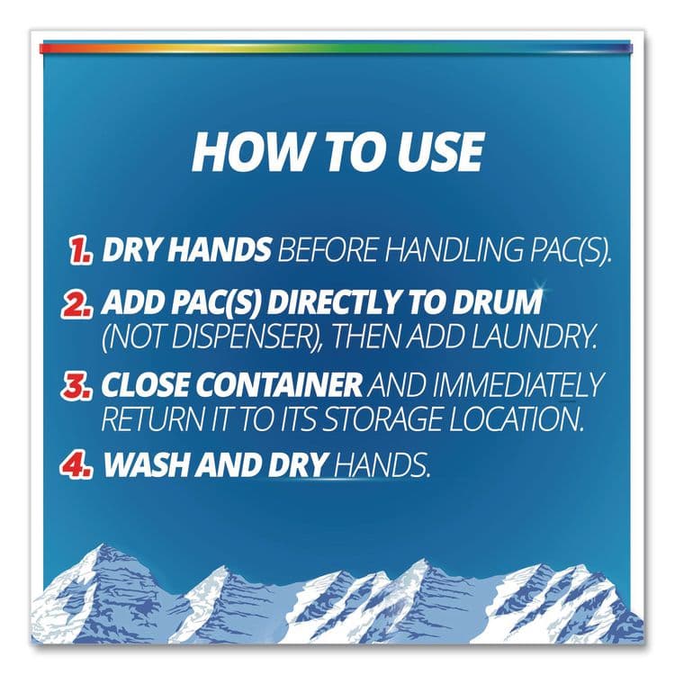 DIAL PROFESSIONAL 4-in-1 HE Laundry Detergent Pacs, 66 Pods/Bag, 4 Bags/Carton (DIA05524) thumbnail 4