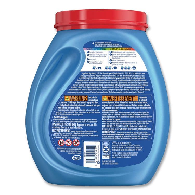 DIAL PROFESSIONAL Ultra Pacs Original Everyday Clean HE Laundry Detergent, 76 Pods/Tub, 4 Tubs/Carton (DIA05515) thumbnail 2