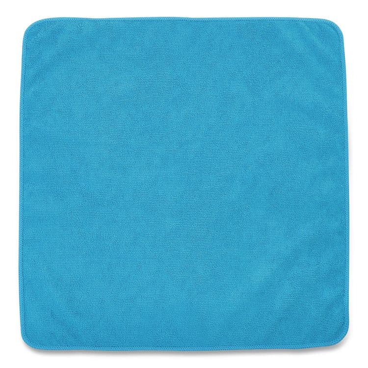RUBBERMAID COMMERCIAL PROD. Microfiber Cleaning Cloths, 16 x 16, Blue, 24/Pack (RCP1820583)